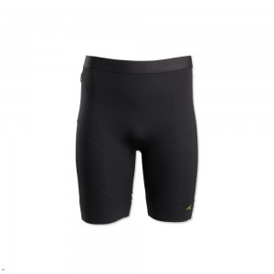 Tracksmith Allston Half Strumpfhose Herren Schwarz | 736MWCTAJ