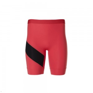 Tracksmith Allston Half Strumpfhose Herren Rot Schwarz | 071JUPBAV