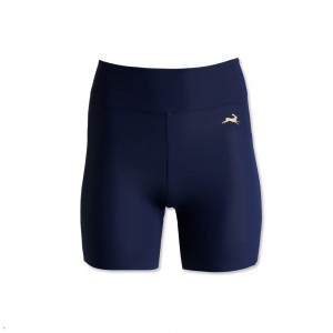 Tracksmith Allston Kurze Hose Damen Navy | 240JPCKMO