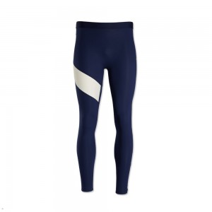 Tracksmith Allston Strumpfhose Herren Navy Weiß | 382SMZWVB