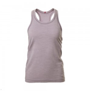 Tracksmith Brighton Base Layer Tanktop Damen Grau | 370FTPJEA