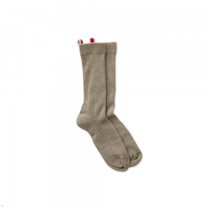 Tracksmith Daily Crew Socken Olivgrün | 065XNUCOL