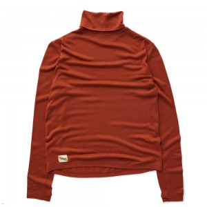 Tracksmith Fells Turtleneck Grundschicht Herren Rot | 518AOESIQ