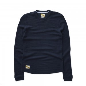 Tracksmith Fells Waffle Grundschicht Damen Navy | 398TKYCXH