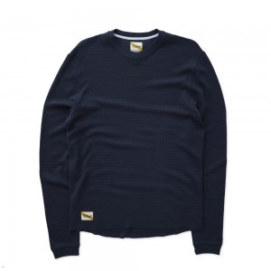 Tracksmith Fells Waffle Grundschicht Herren Navy | 149HRBXTL