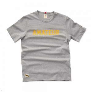 Tracksmith Grayboy Amateur T-Shirt Herren Grau | 705ZEOIFR