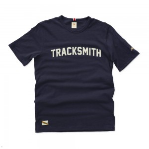 Tracksmith Grayboy T-Shirt Damen Navy Weiß | 147WVDQFK