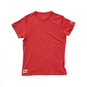 Tracksmith Harrier T-Shirt Damen Rot | 951AHTUMP