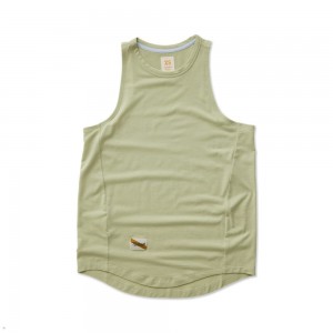 Tracksmith Harrier Tanktop Damen Olivgrün | 045UNXIQE