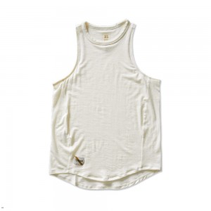 Tracksmith Harrier Tanktop Damen Weiß | 804ATQIJV