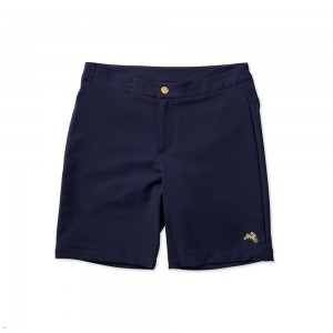 Tracksmith Longfellow Kurze Hose Herren Navy | 512IQNFAD