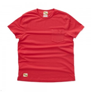 Tracksmith Run Cannonball Run T-Shirt Damen Rot | 640VYWKAO