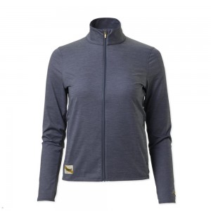 Tracksmith Session Jacke Damen Blau | 279CKGTFV