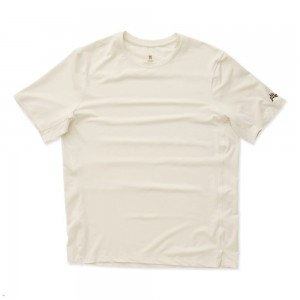 Tracksmith Session T-Shirt Herren Weiß | 809AOVGYS