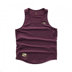 Tracksmith Session Tanktop Damen Bordeaux | 126WQJXOD