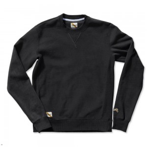 Tracksmith Trackhouse Crew Sweatshirt Herren Schwarz | 784RMTDHF