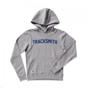 Tracksmith Trackhouse Sweatshirt Herren Grau | 340MDFCNS