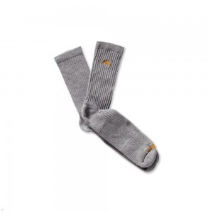 Tracksmith Trackhouse Tube Socken Grau | 713EVSPQF