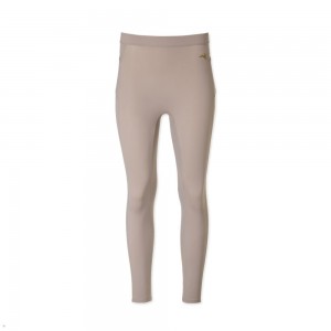 Tracksmith Turnover Crop Strumpfhose Damen Grau | 254FMIQZL