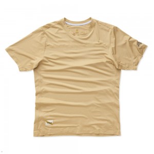 Tracksmith Twilight T-Shirt Herren Khaki | 329XNHKFD