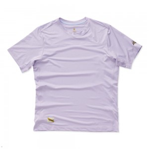 Tracksmith Twilight T-Shirt Herren Lila | 931VBEKNP