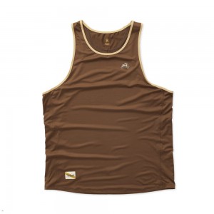 Tracksmith Twilight Tanktop Herren Braun | 625RABMQN