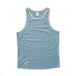 Tracksmith Twilight Tanktop Herren Hellblau | 789XLDMGU