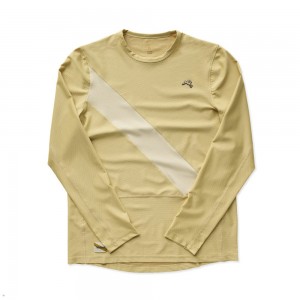 Tracksmith Van Cortlandt Long Sleeve Hemd Herren Khaki | 610HMXLRS