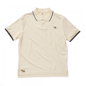 Tracksmith Van Cortlandt Polo Hemd Herren Weiß | 345JYQXHV