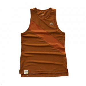 Tracksmith Van Cortlandt Tanktop Damen Braun | 195EPCLOQ