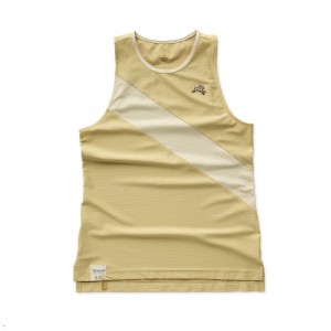 Tracksmith Van Cortlandt Tanktop Damen Khaki | 093KNEAWB