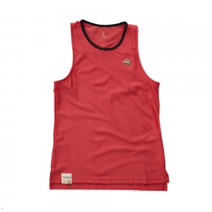 Tracksmith Van Cortlandt Tanktop Damen Rot | 170BZDFHP