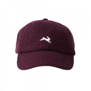 Tracksmith Wolle Hüte Bordeaux | 628BEIVAS