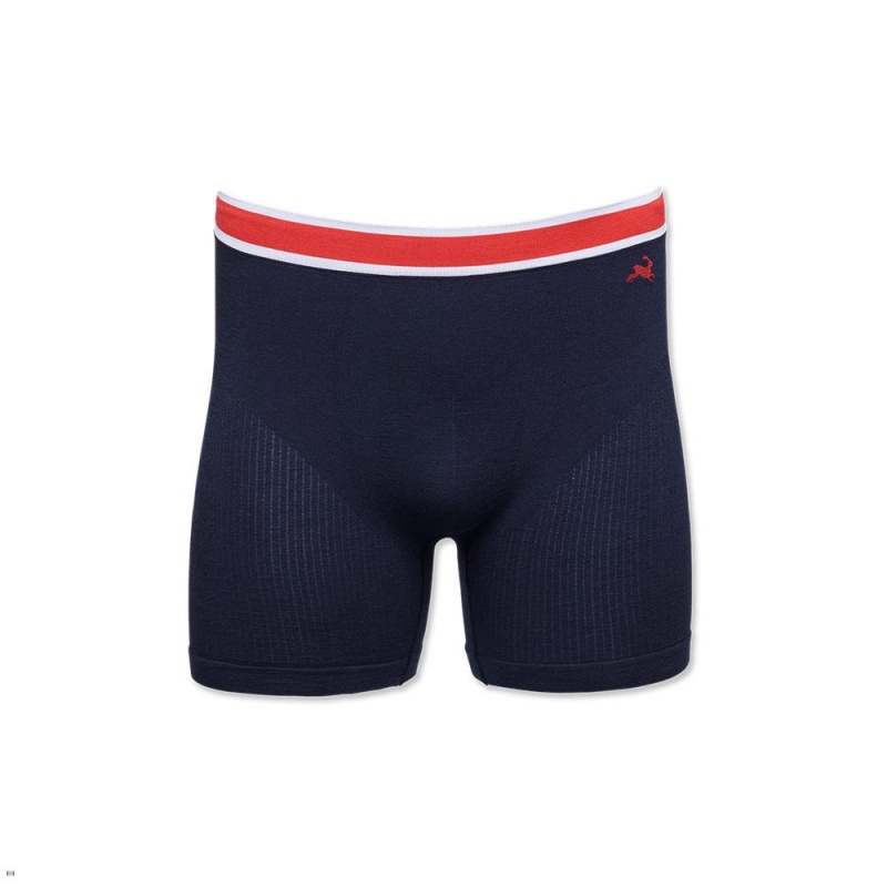 Tracksmith Brighton Boxer Briefs Unterwäsche Herren Navy | 485XANUKD