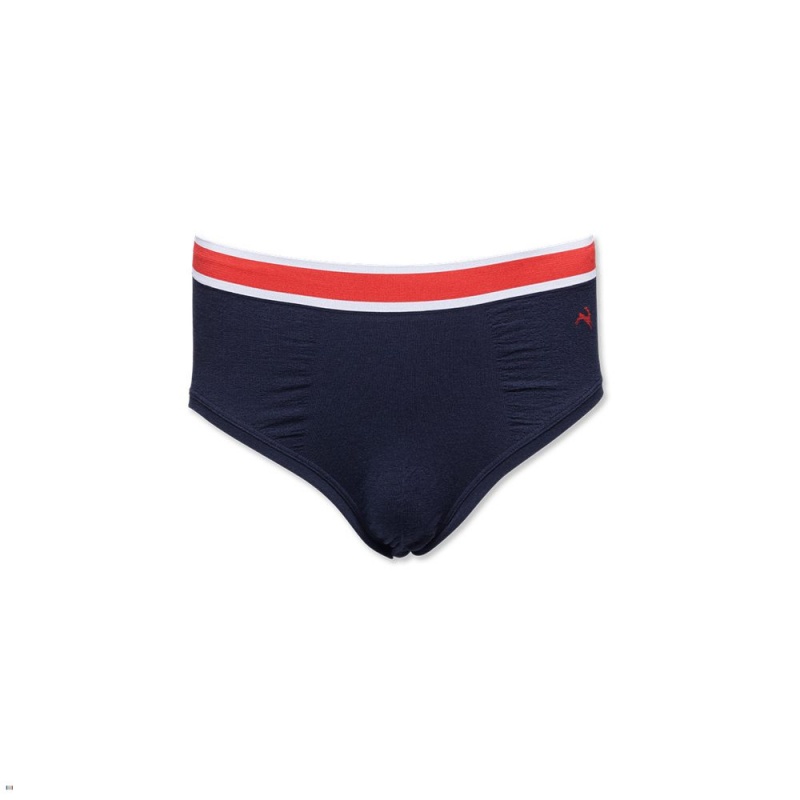 Tracksmith Brighton Briefs Unterwäsche Herren Navy | 608CWBEPG