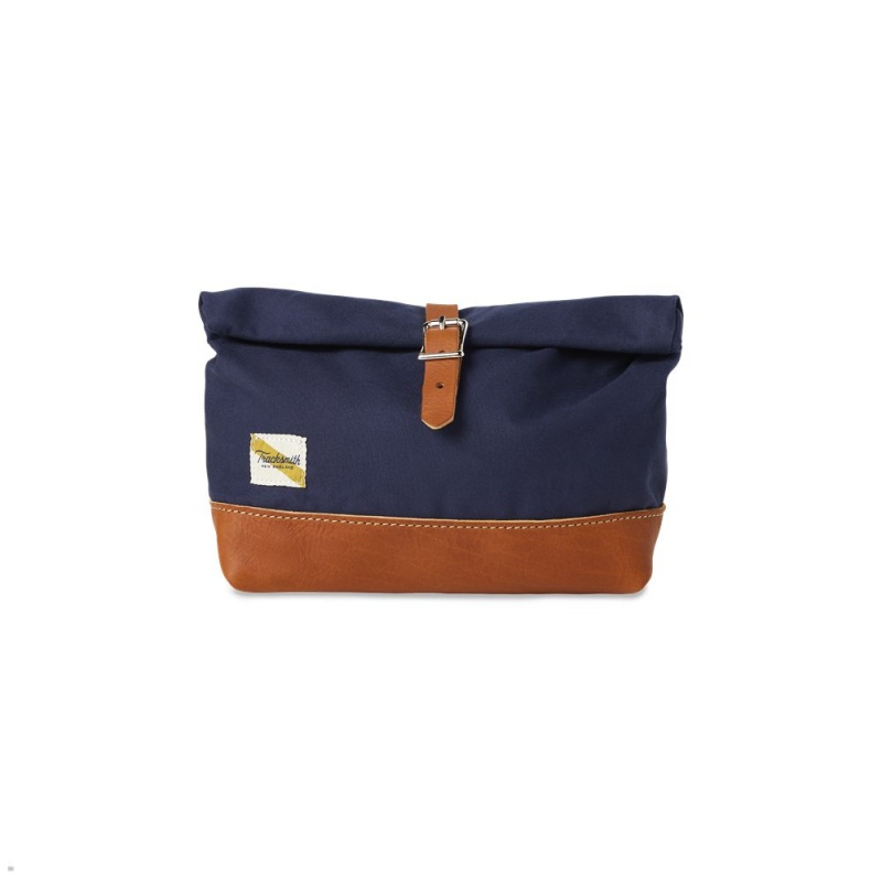 Tracksmith Dopp Kit Taschen Navy | 529XMKYUE