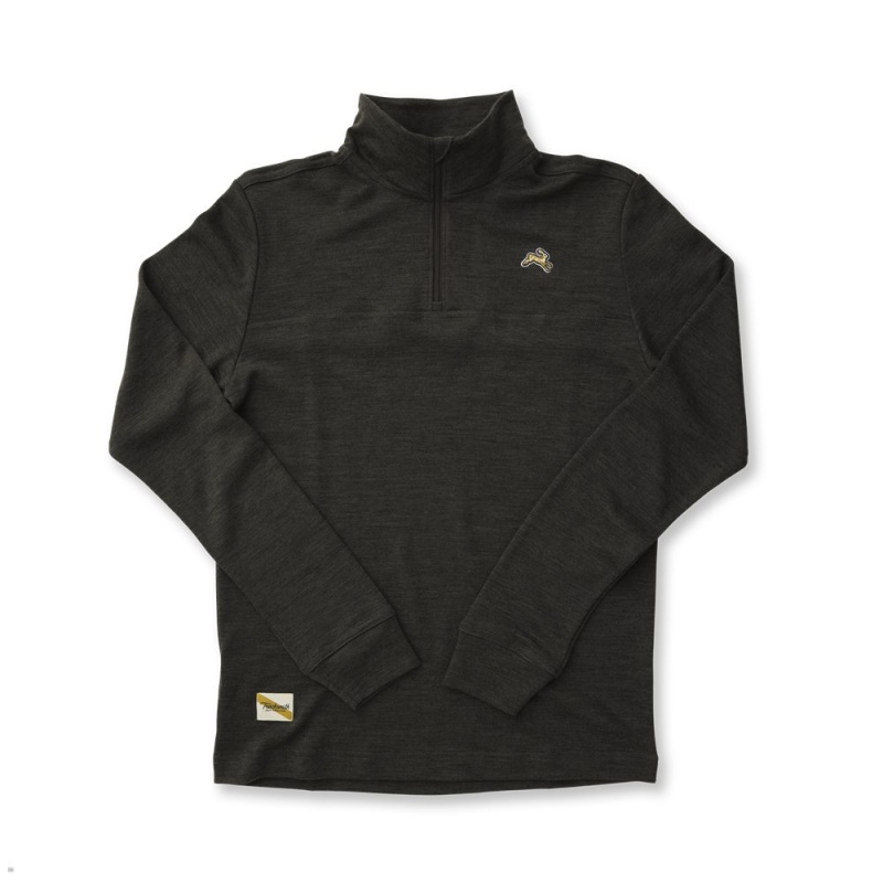 Tracksmith Downeaster Sweatshirt Herren Schwarz | 983QZKFAY