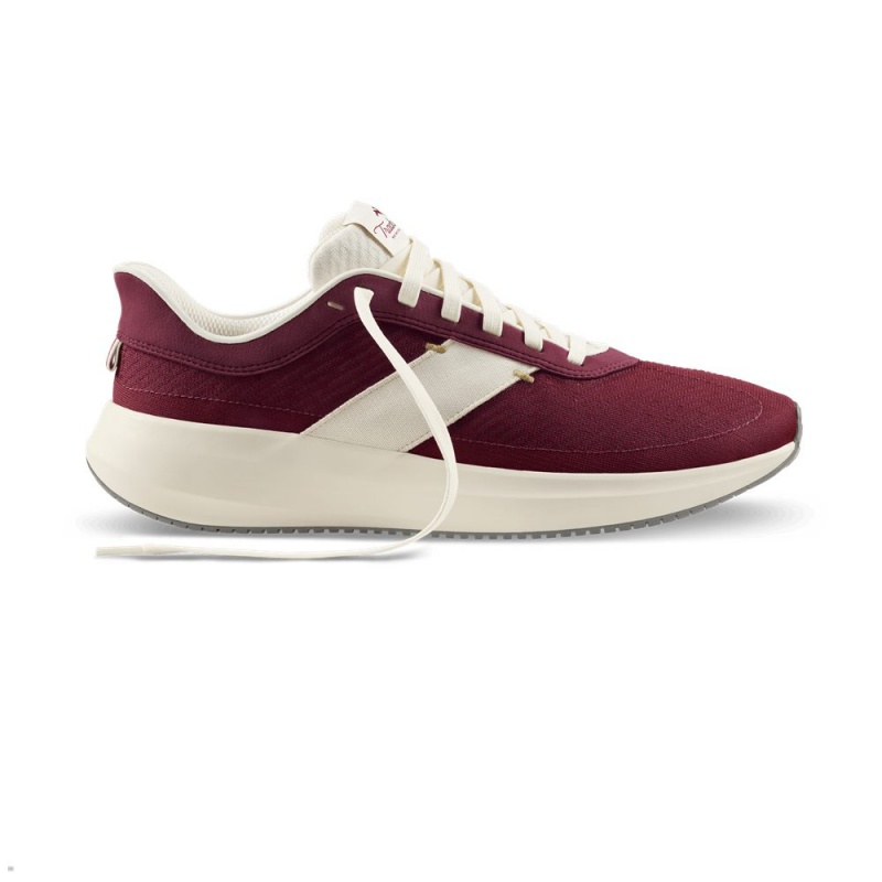 Tracksmith Eliot Runner Schuhe Damen Bordeaux Weiß | 932PTLUCV