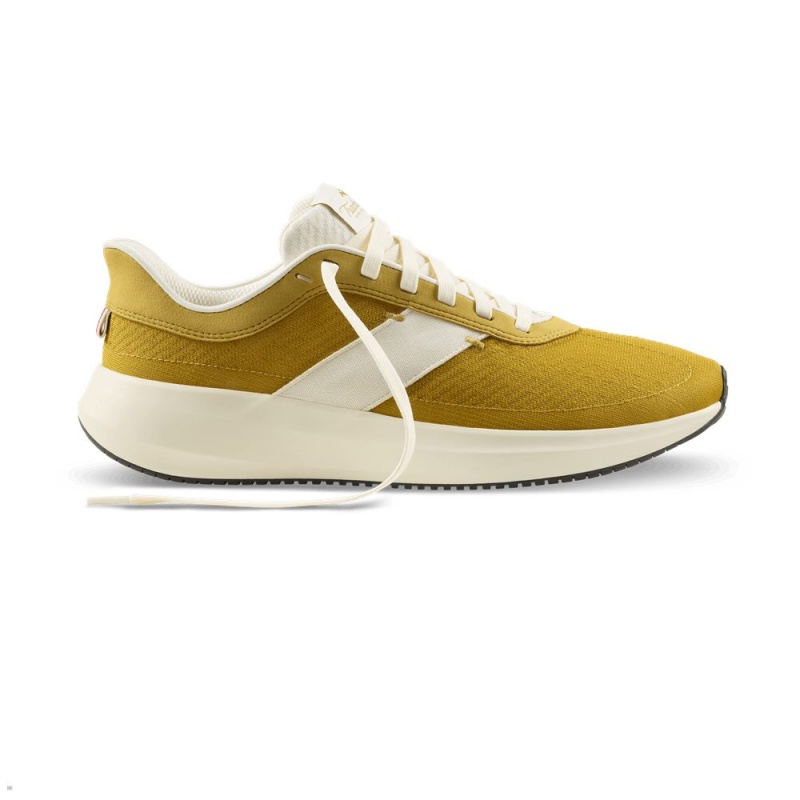 Tracksmith Eliot Runner Schuhe Herren Gold Weiß | 874ICHRUA