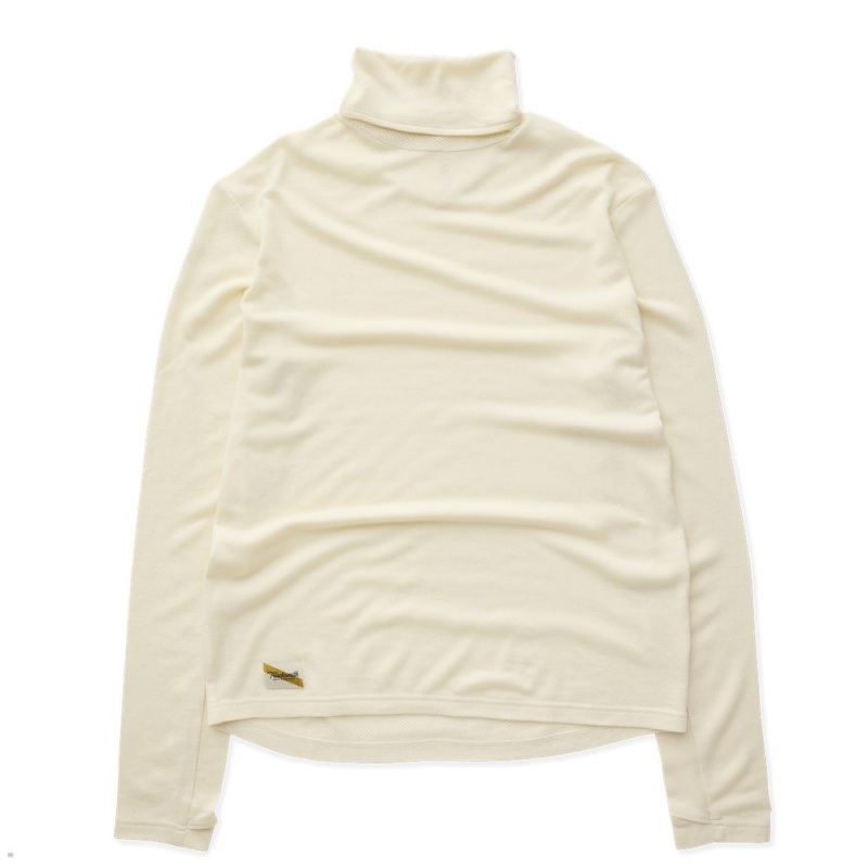 Tracksmith Fells Turtleneck Grundschicht Herren Weiß | 457DCYFRX