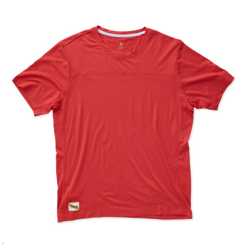 Tracksmith Harrier T-Shirt Herren Rot | 079LAMISX