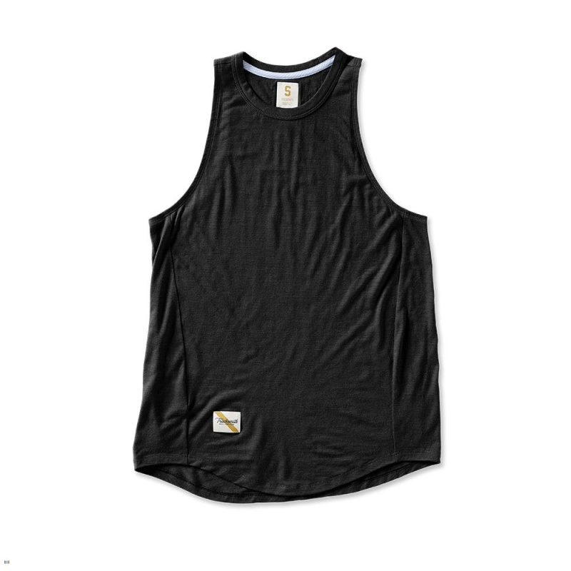 Tracksmith Harrier Tanktop Damen Schwarz | 309IAVHNF