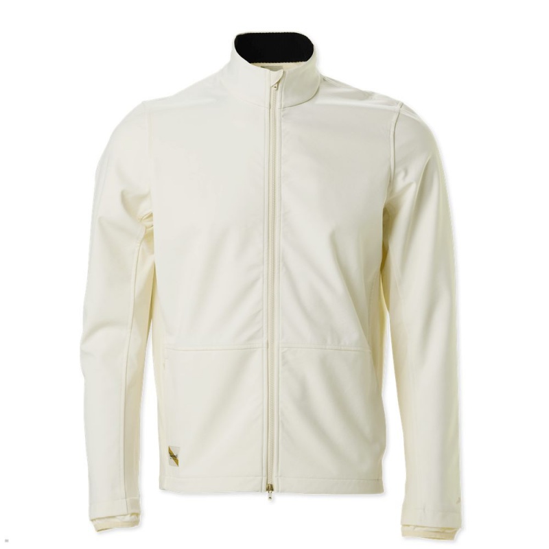 Tracksmith NDO Jacke Herren Weiß | 589XVHEPD