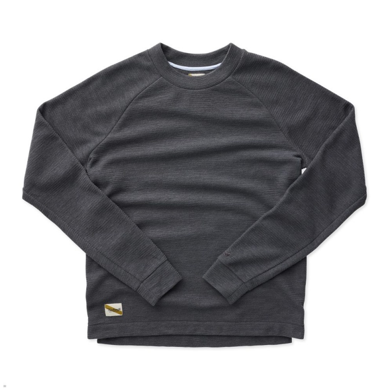 Tracksmith Rapid Transit Crew Sweatshirt Herren Grau | 789PJFQWS