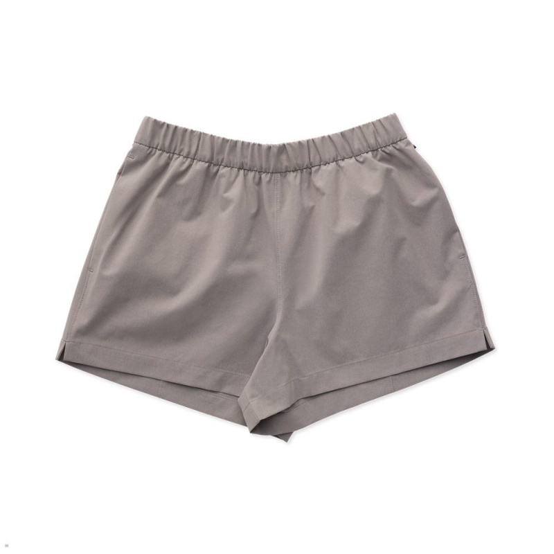 Tracksmith Rapid Transit Kurze Hose Damen Grau | 703PYIFWE