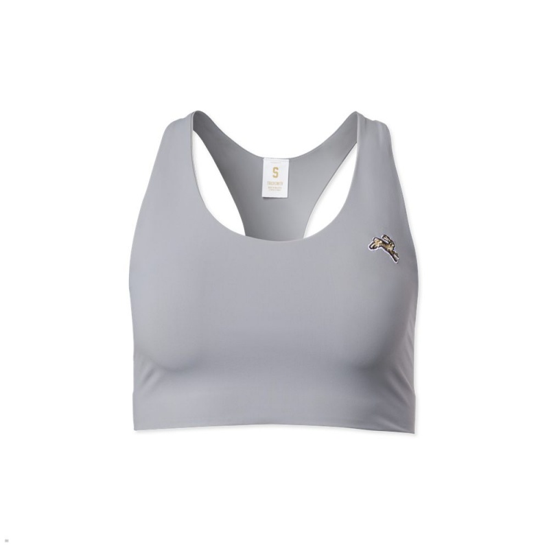 Tracksmith Run Cannonball Run BH Damen Grau | 480GAWXNT