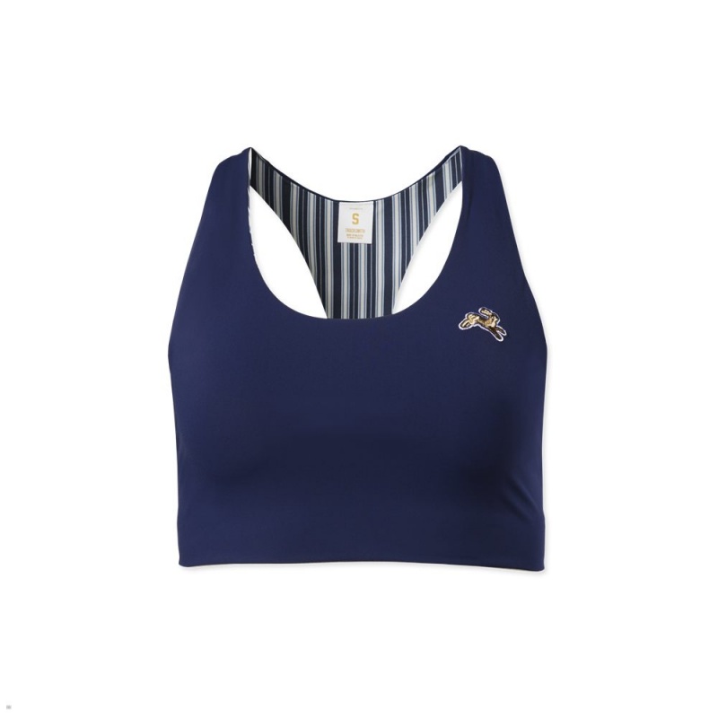 Tracksmith Run Cannonball Run BH Damen Navy | 812AJBZSF