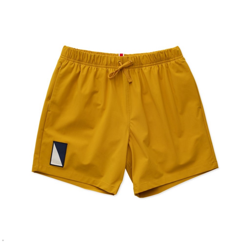 Tracksmith Run Cannonball Run Kurze Hose Herren Gelb | 943FIJYKC