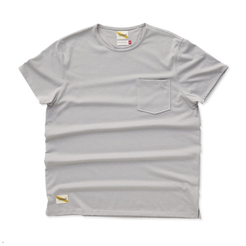 Tracksmith Run Cannonball Run T-Shirt Damen Grau | 106RTKJFC