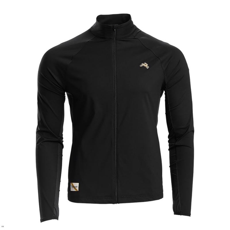 Tracksmith Session Jacke Herren Schwarz | 519ABQMGS